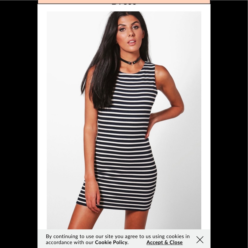 Striped tank dress